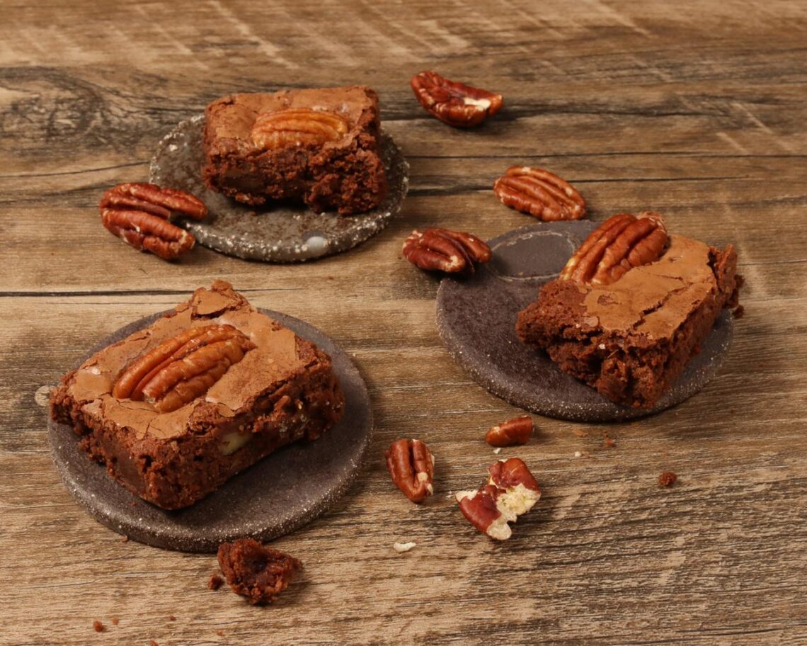 Brownie au chocolat et noix de pécan