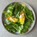 Fleur de courgette farcie au chevre frais