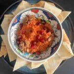 Muhammara le dip de poivrons rouge au noix